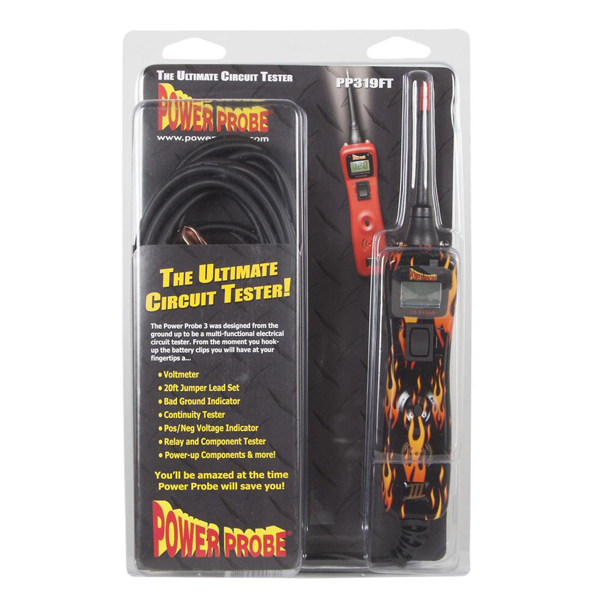 Power Probe PP3 Clam Shell — 9in. Dia., 6 Qt., Economy Plastic, Model# PPRPP3CSFIRE